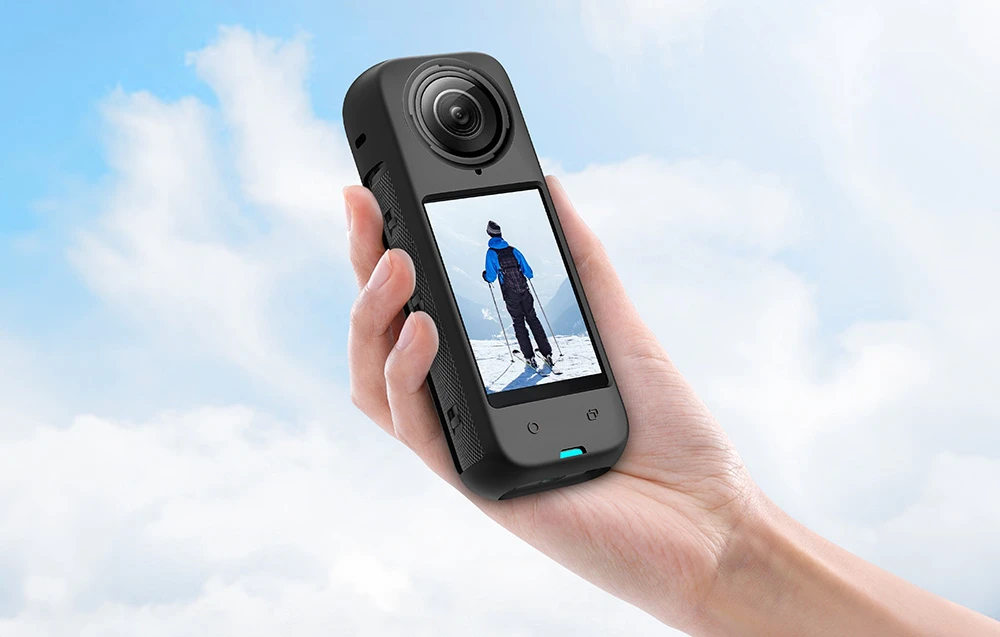 Silikoninis apsauginis dėklas PULUZ skirtas Insta360 X4 (juodas) aprašymas - Prekės nuotrauka