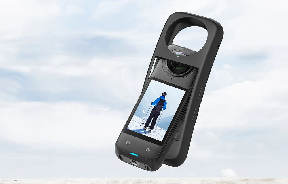 Silikoninis apsauginis dėklas PULUZ skirtas Insta360 X4 (juodas) aprašymas - Prekės nuotrauka