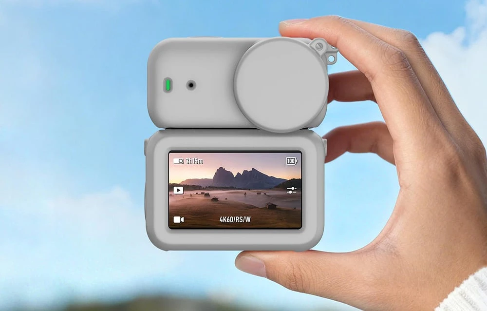 Silicone protective euti Puluz for DJI Osmo Nano (Gray) aprašymas - Prekės nuotrauka