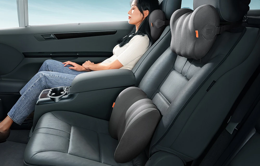 Šilkinė automobilio galvos atrama pagalvė Baseus ComfortRide serija (juoda) aprašymas - Prekės nuotrauka Šilkinė automobilio galvos atrama pagalvė Baseus ComfortRide serija (juoda) aprašymas - Prekės nuotrauka