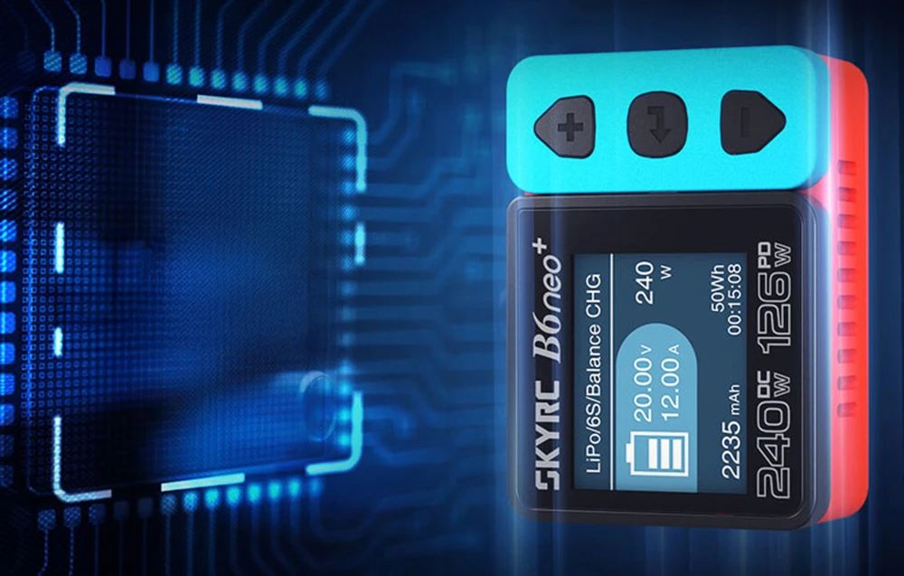 „SkyRC B6neo+“ išmanusis įkroviklis aprašymas - Prekės nuotrauka „SkyRC B6neo+“ išmanusis įkroviklis aprašymas - Prekės nuotrauka