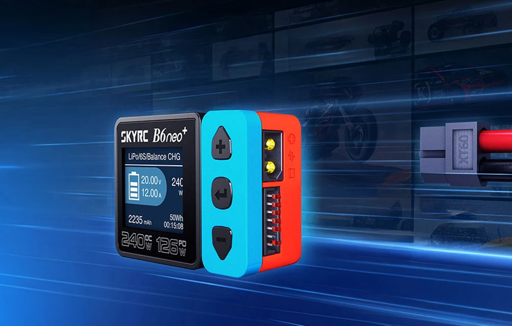 „SkyRC B6neo+“ išmanusis įkroviklis aprašymas - Prekės nuotrauka „SkyRC B6neo+“ išmanusis įkroviklis aprašymas - Prekės nuotrauka