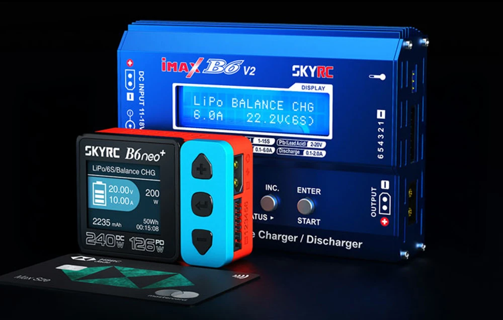 „SkyRC B6neo+“ išmanusis įkroviklis aprašymas - Prekės nuotrauka „SkyRC B6neo+“ išmanusis įkroviklis aprašymas - Prekės nuotrauka
