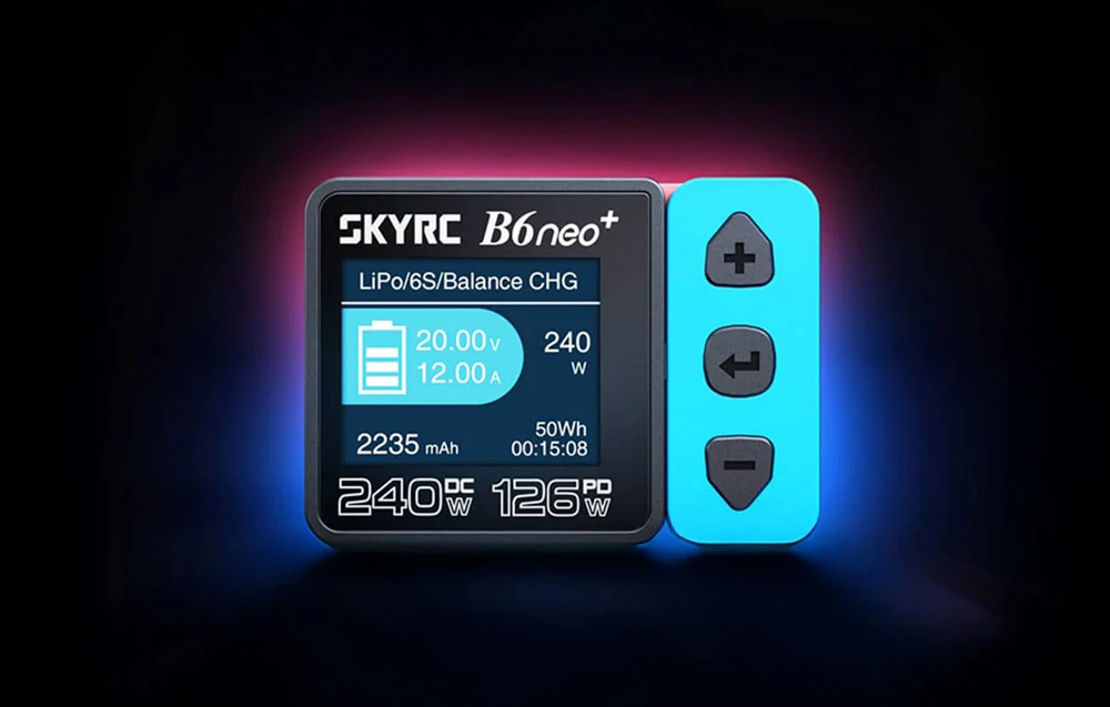 „SkyRC B6neo+“ išmanusis įkroviklis aprašymas - Prekės nuotrauka „SkyRC B6neo+“ išmanusis įkroviklis aprašymas - Prekės nuotrauka