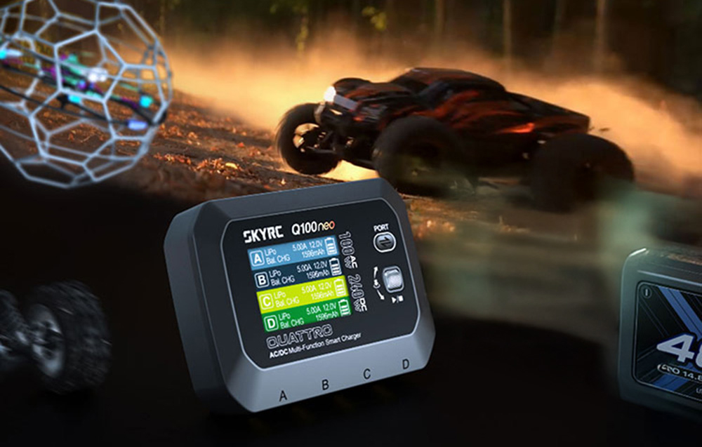 „SkyRC Q100neo“ AC/DC daugiafunkcis išmanusis įkroviklis aprašymas - Prekės nuotrauka „SkyRC Q100neo“ AC/DC daugiafunkcis išmanusis įkroviklis aprašymas - Prekės nuotrauka