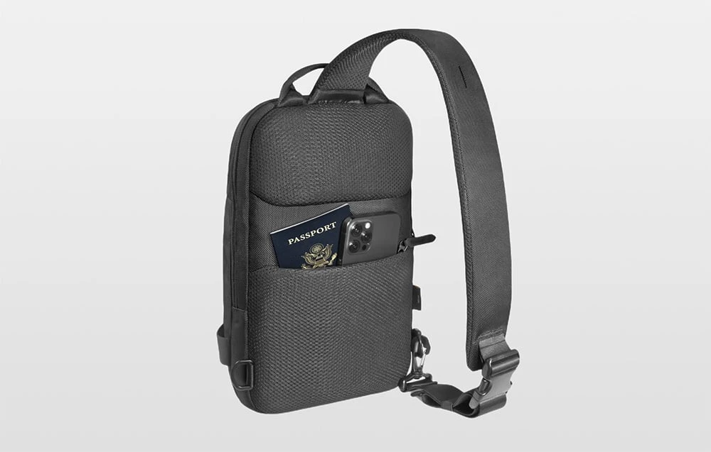 Sling Bag 7L / 14'' Tomtoc Navigator-T24 (juodas) aprašymas - Prekės nuotrauka Sling Bag 7L / 14'' Tomtoc Navigator-T24 (juodas) aprašymas - Prekės nuotrauka
