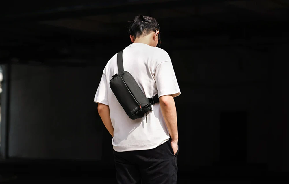 Sling Bag S 4L Tomtoc Explorer-T21 (juodas) aprašymas - Prekės nuotrauka
