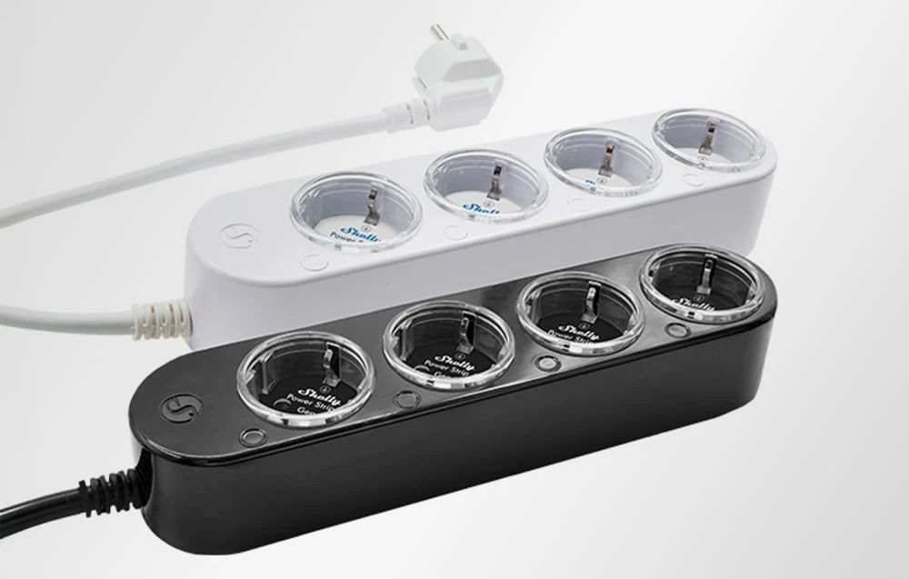 Shelly Group Išmanus maitinimo blokas Shelly Power Strip 4 Gen4 aprašymas - Prekės nuotrauka Shelly Group Išmanus maitinimo blokas Shelly Power Strip 4 Gen4 aprašymas - Prekės nuotrauka