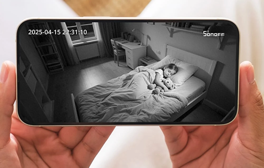 Sonoff CAM Pan-Tilt 2 išmanioji Wifi kamera 360° aprašymas - Prekės nuotrauka