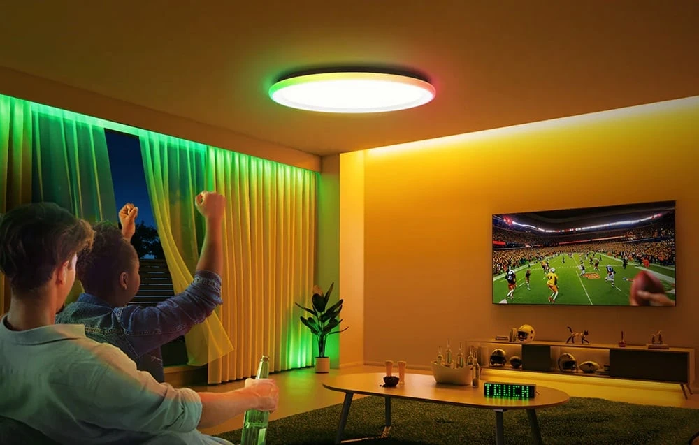 Smart edge-lit lubinis šviestuvas Yeelight Mars C400 aprašymas - Prekės nuotrauka Smart edge-lit lubinis šviestuvas Yeelight Mars C400 aprašymas - Prekės nuotrauka