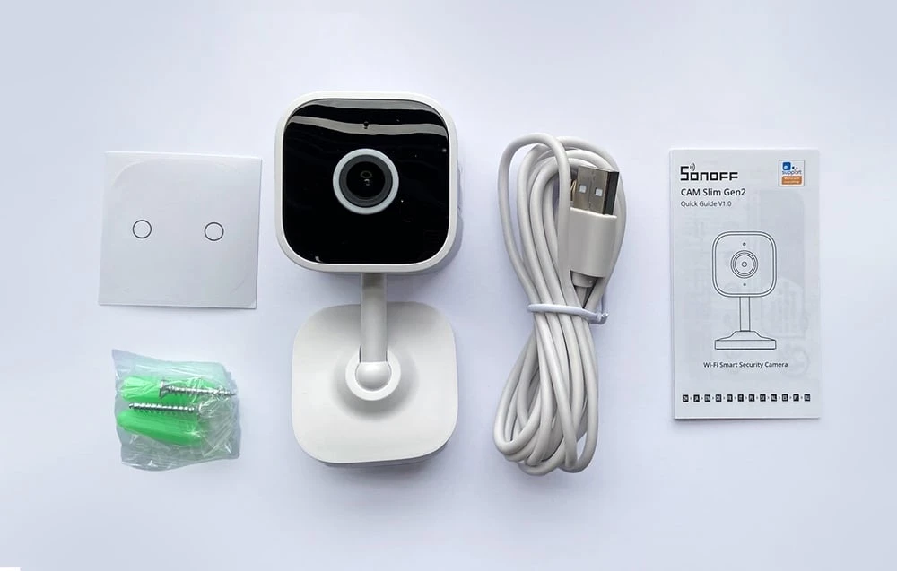 SONOFF CAM Slim Gen2 Wifi išmanioji kamera aprašymas - Prekės nuotrauka SONOFF CAM Slim Gen2 Wifi išmanioji kamera aprašymas - Prekės nuotrauka
