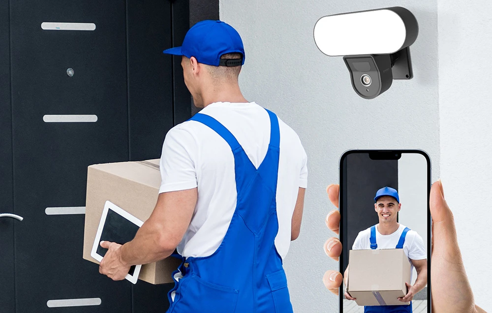 IP Smart FloodLight kamera Gosund IPC3, IP65 aprašymas - Prekės nuotrauka IP Smart FloodLight kamera Gosund IPC3, IP65 aprašymas - Prekės nuotrauka