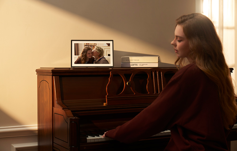 Monitorius Smart Photo Frame Lexar PX-110BLKGLR (juodas) 11" aprašymas - Prekės nuotrauka