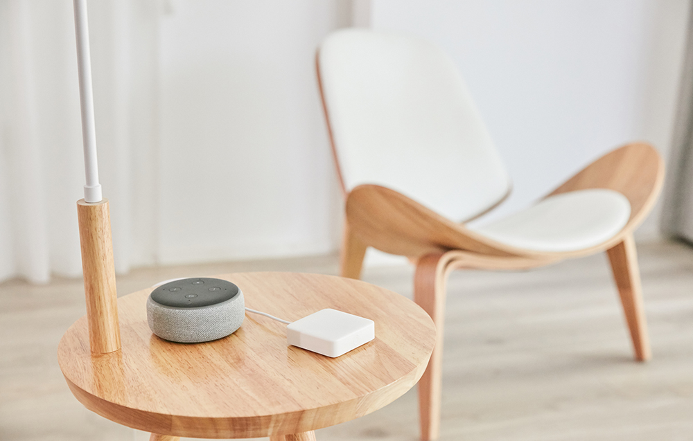 išmanusis nuotolinio valdymo pultas „Switchbot Hub Mini“