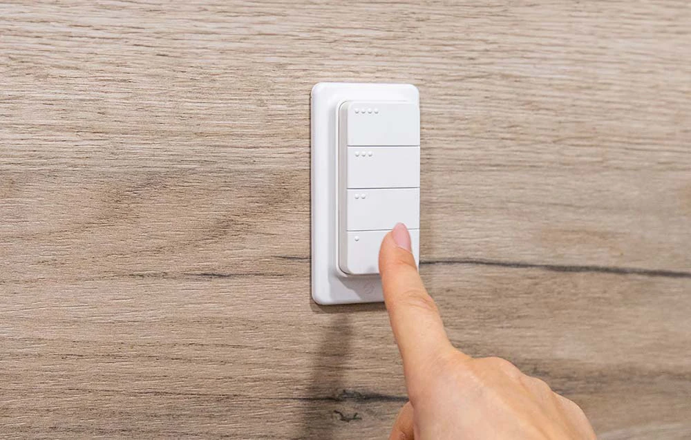 Shelly BLU RC Button 4 ZB – Bluetooth, Zigbee nuotolinio valdymo pultas aprašymas - Prekės nuotrauka