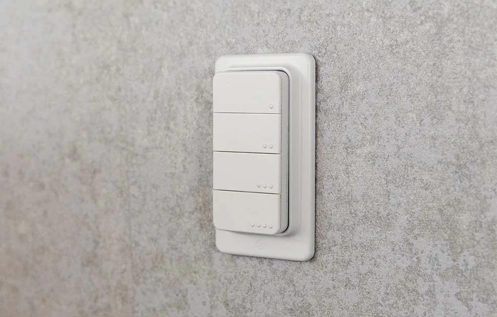 Shelly BLU RC Button 4 ZB – Bluetooth, Zigbee nuotolinio valdymo pultas aprašymas - Prekės nuotrauka