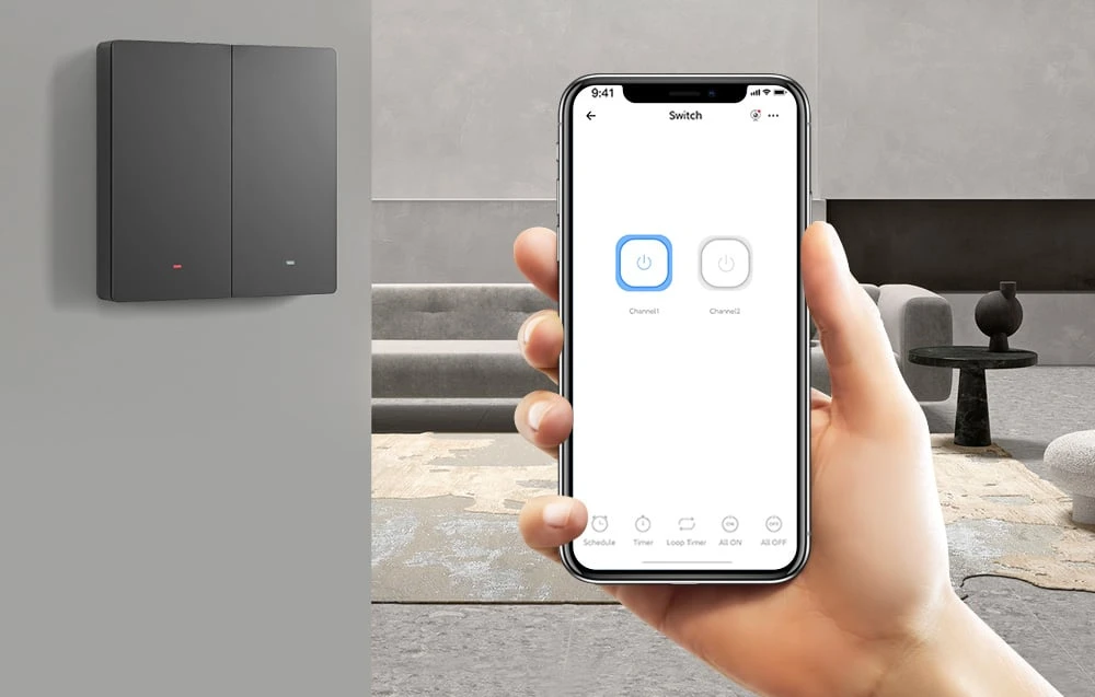 Sonoff SwitchMan M5 Wifi 2 klavišų jungiklis 86mm pločio M5-2C-86 aprašymas - Prekės nuotrauka Sonoff SwitchMan M5 Wifi 2 klavišų jungiklis 86mm pločio M5-2C-86 aprašymas - Prekės nuotrauka