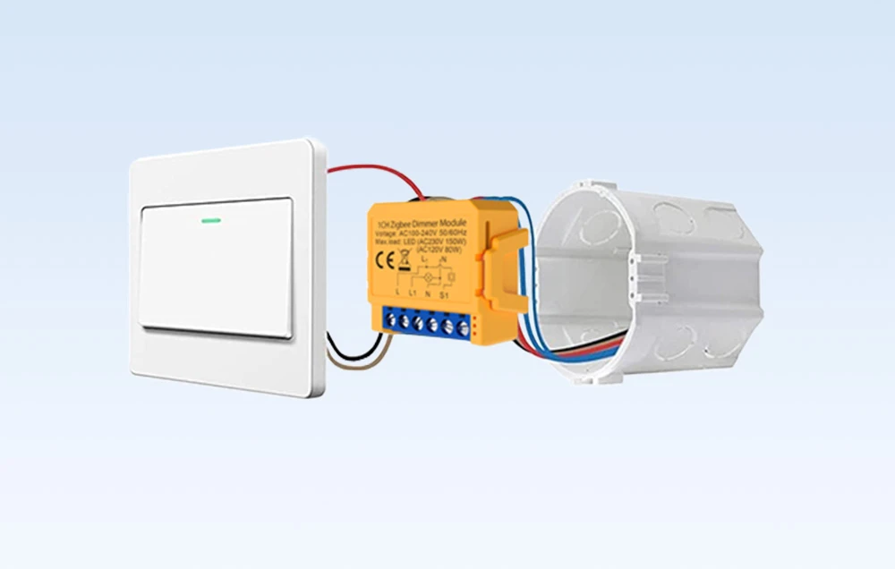 Išmanusis ZigBee nuleidimo jungiklis Avatto ZDMS16-1 TUYA aprašymas - Prekės nuotrauka Išmanusis ZigBee nuleidimo jungiklis Avatto ZDMS16-1 TUYA aprašymas - Prekės nuotrauka