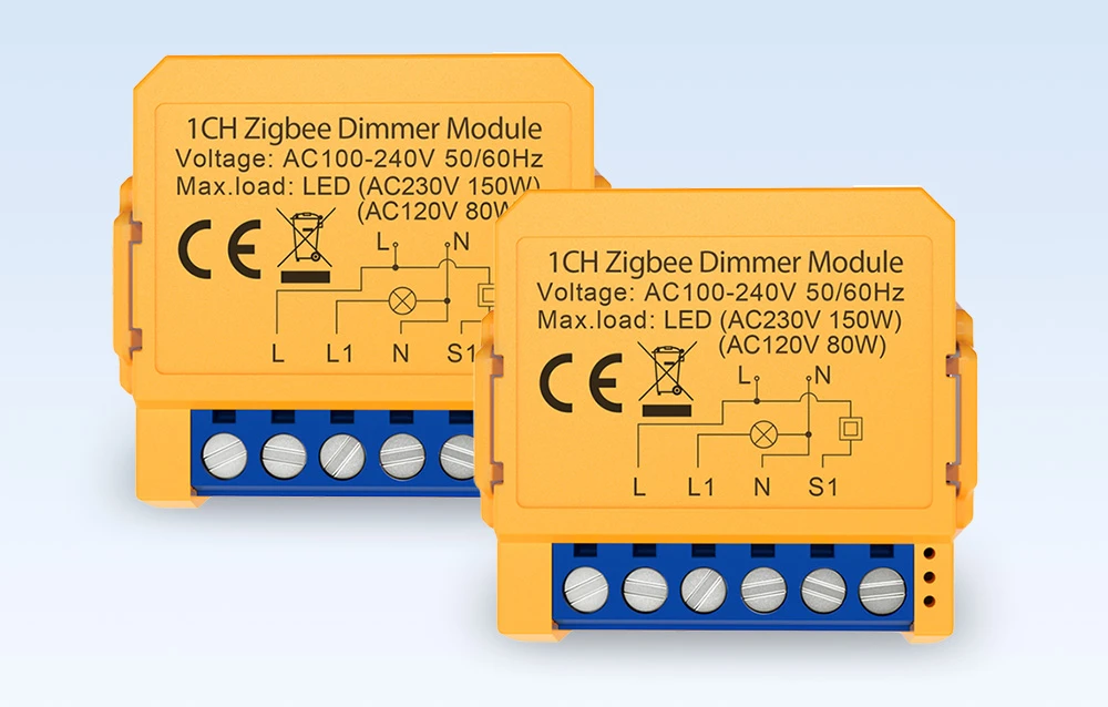 Išmanusis ZigBee nuleidimo jungiklis Avatto ZDMS16-2 TUYA aprašymas - Prekės nuotrauka