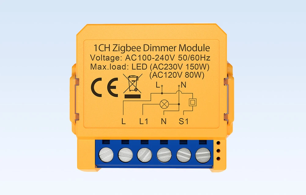 Išmanusis ZigBee nuleidimo jungiklis Avatto ZDMS16-2 TUYA aprašymas - Prekės nuotrauka