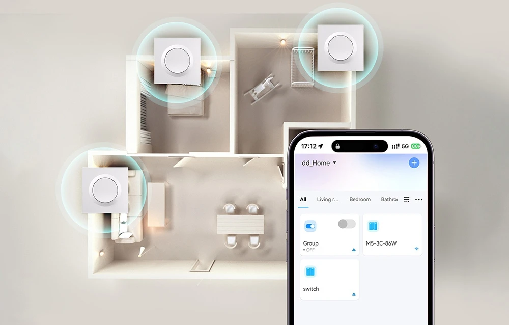 Išmanusis SONOFF ZBMINIL2-E ZigBee sieninis jungiklis aprašymas - Prekės nuotrauka Išmanusis SONOFF ZBMINIL2-E ZigBee sieninis jungiklis aprašymas - Prekės nuotrauka