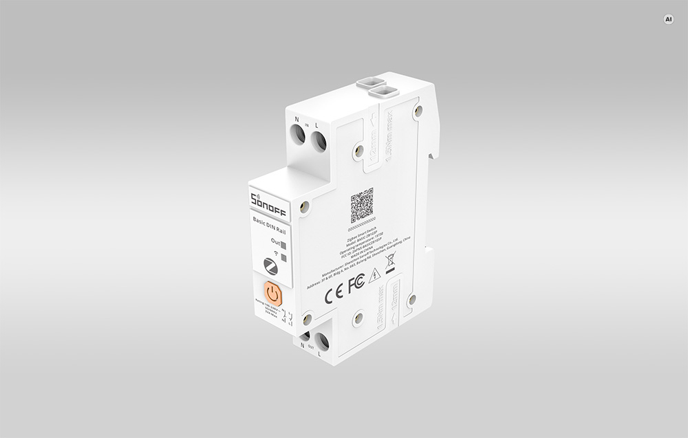 SONOFF Basic ZB1GSP išmanioji Zigbee DIN bėgelio relė 32A aprašymas - Prekės nuotrauka