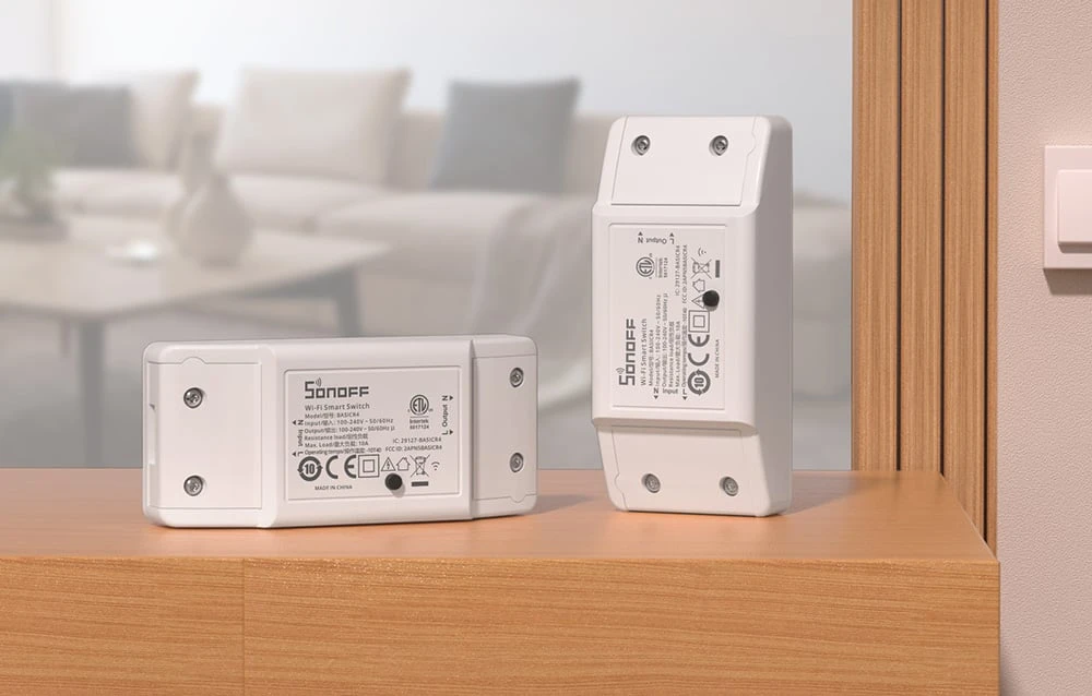 Sonoff BASICR4 Wifi + Bluetooth 10A relė aprašymas - Prekės nuotrauka Sonoff BASICR4 Wifi + Bluetooth 10A relė aprašymas - Prekės nuotrauka