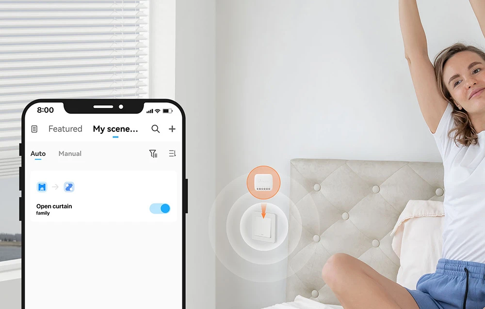 Išmanusis jungiklis Wi-Fi Sonoff S-MATE2 aprašymas - Prekės nuotrauka Išmanusis jungiklis Wi-Fi Sonoff S-MATE2 aprašymas - Prekės nuotrauka