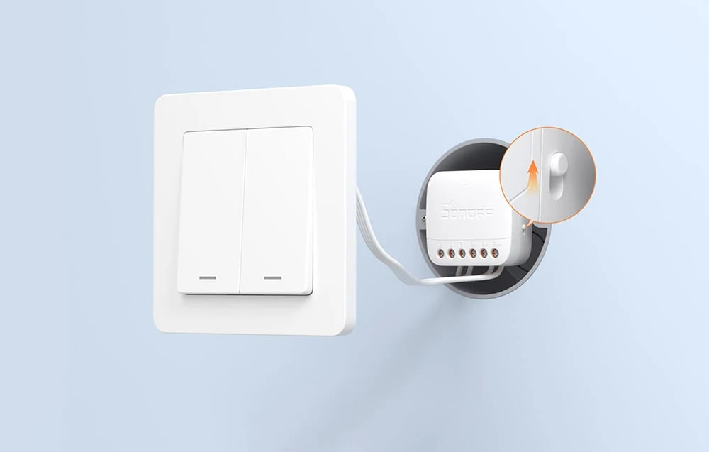 Išmanusis jungiklis Wi-Fi Sonoff S-MATE2 aprašymas - Prekės nuotrauka Išmanusis jungiklis Wi-Fi Sonoff S-MATE2 aprašymas - Prekės nuotrauka