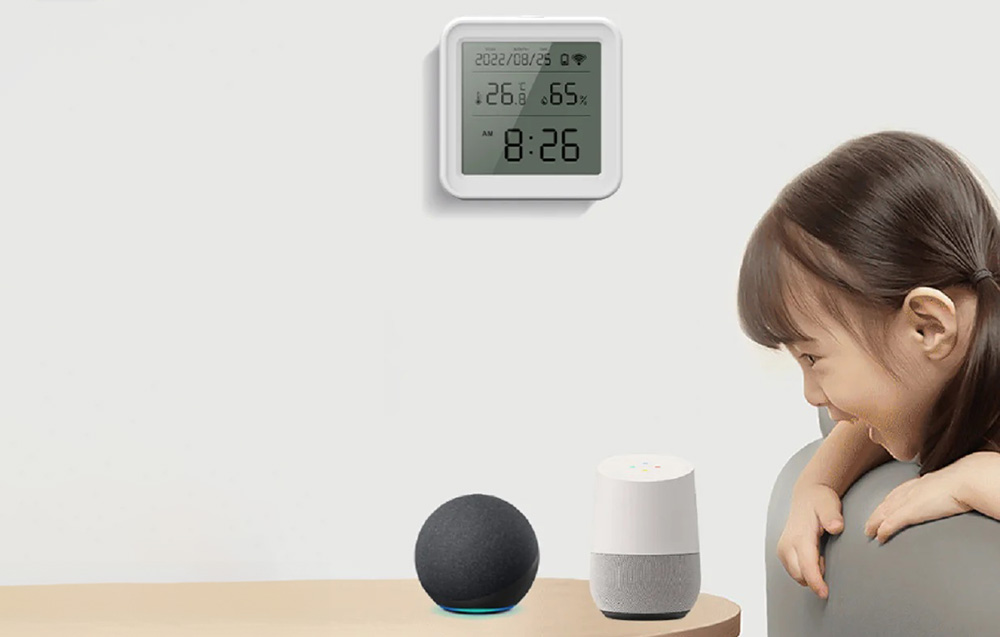 Drėkintuvas Išmanusis temperatūros ir drėgmės jutiklis Wi-Fi Gosund S6 (LCD ekranas, apšvietimas) aprašymas - Prekės nuotrauka Drėkintuvas Išmanusis temperatūros ir drėgmės jutiklis Wi-Fi Gosund S6 (LCD ekranas, apšvietimas) aprašymas - Prekės nuotrauka