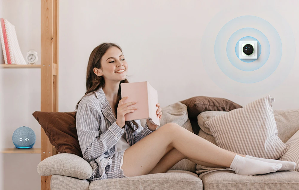 Smart thermostat WiFi Avatto WT20R-EH-16A-W-WiFi aprašymas - Prekės nuotrauka