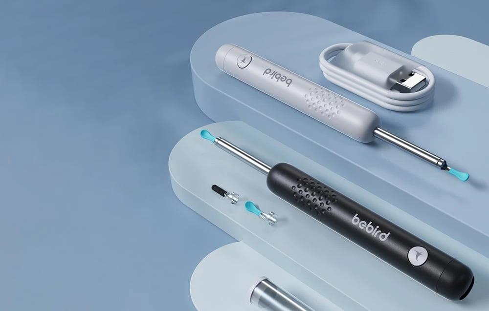 Smart Visual Ear-Clean strypas Bebird R1 juodas aprašymas - Prekės nuotrauka