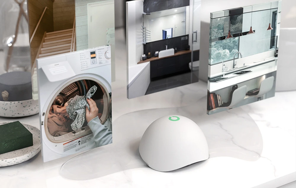 Išmanusis vandens nuotėkio jutiklis Meross MS400 (HomeKit) (reikia Meross MSH300) aprašymas - Prekės nuotrauka