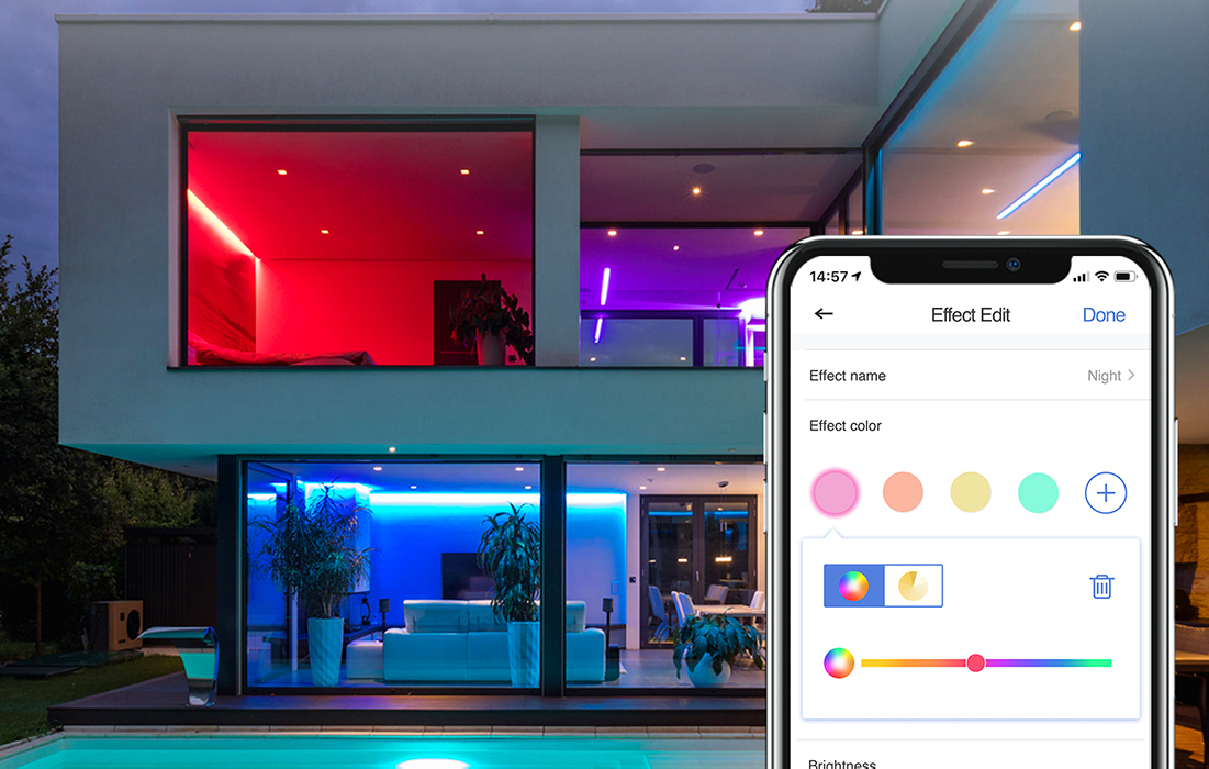 Meross MSL320HK 10 metrų Wifi LED juosta valdomas Apple Homekit, SmartThings aprašymas - Prekės nuotrauka Meross MSL320HK 10 metrų Wifi LED juosta valdomas Apple Homekit, SmartThings aprašymas - Prekės nuotrauka
