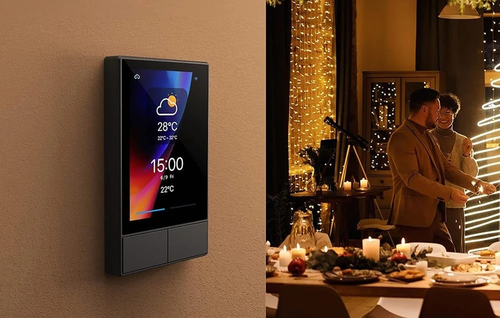 Smart WiFi control panel SONOFF NSPanel (juodas, 120mm) aprašymas - Prekės nuotrauka Smart WiFi control panel SONOFF NSPanel (juodas, 120mm) aprašymas - Prekės nuotrauka