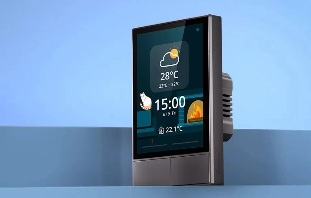 Smart WiFi control panel SONOFF NSPanel (juodas, 120mm) aprašymas - Prekės nuotrauka Smart WiFi control panel SONOFF NSPanel (juodas, 120mm) aprašymas - Prekės nuotrauka