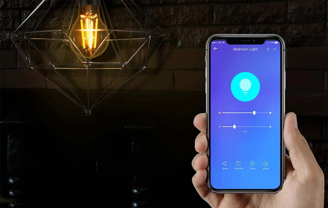 Sonoffas Išmanioji LED lemputė Sonoff B02-F-A60 aprašymas - Prekės nuotrauka Sonoffas Išmanioji LED lemputė Sonoff B02-F-A60 aprašymas - Prekės nuotrauka