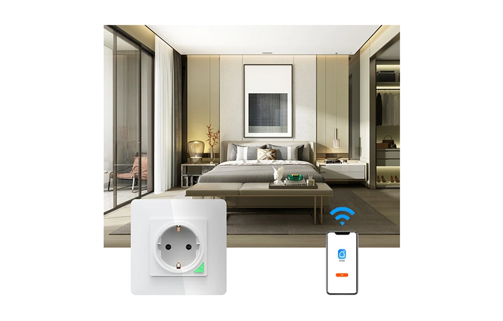 Sieninis šviestuvas Išmanusis WiFi sieninis lizdas Avatto N-WOT10-EU-W TUYA (balta) aprašymas - Prekės nuotrauka Sieninis šviestuvas Išmanusis WiFi sieninis lizdas Avatto N-WOT10-EU-W TUYA (balta) aprašymas - Prekės nuotrauka