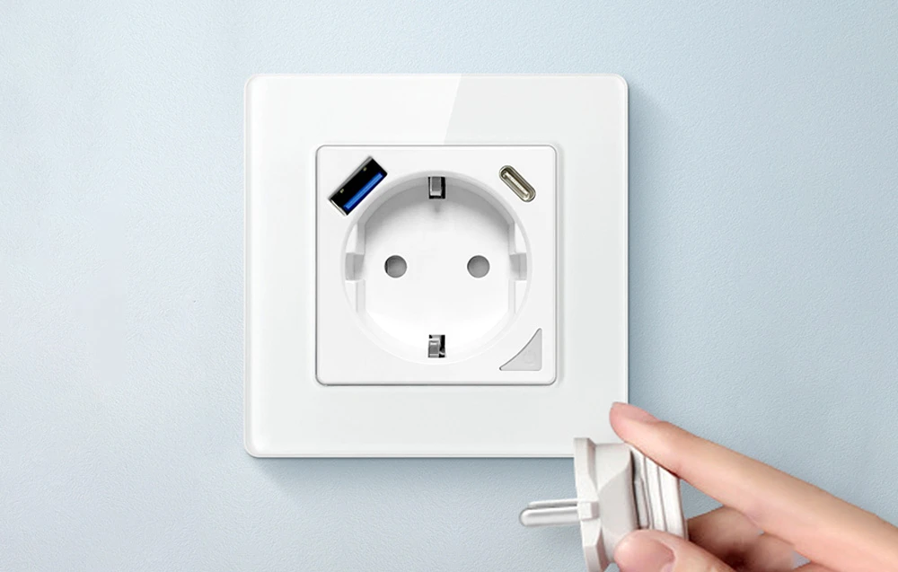 Sieninis šviestuvas Išmanusis WiFi sieninis lizdas Avatto N-WOT10-USB-W TUYA USB USB-C - baltas aprašymas - Prekės nuotrauka Sieninis šviestuvas Išmanusis WiFi sieninis lizdas Avatto N-WOT10-USB-W TUYA USB USB-C - baltas aprašymas - Prekės nuotrauka