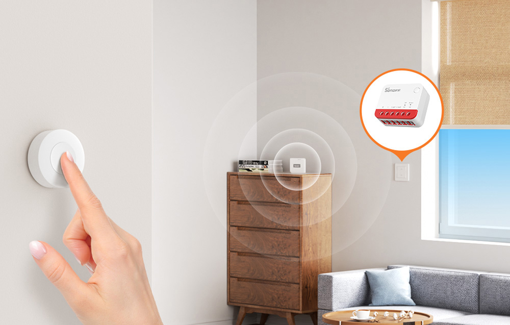 Išmanusis „ZigBee“ žaliuzių jungiklis „Sonoff MINI-ZBRBS“ (2 vnt. pakuotėje) aprašymas - Prekės nuotrauka Išmanusis „ZigBee“ žaliuzių jungiklis „Sonoff MINI-ZBRBS“ (2 vnt. pakuotėje) aprašymas - Prekės nuotrauka