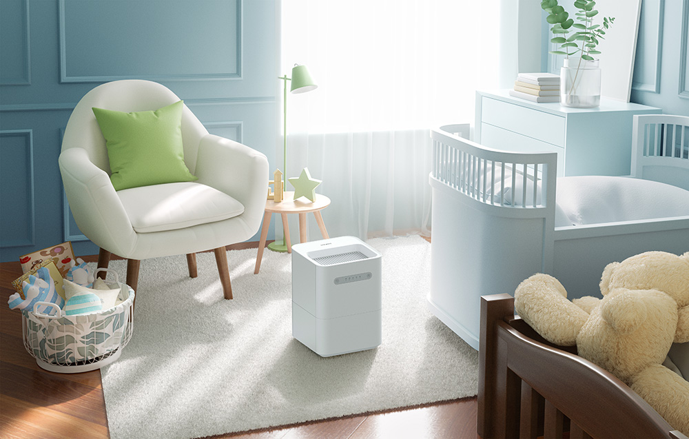 Drėkintuvas Xiaomi Smartmi Evaporative Humidifier 3 Lite aprašymas - Prekės nuotrauka Drėkintuvas Xiaomi Smartmi Evaporative Humidifier 3 Lite aprašymas - Prekės nuotrauka