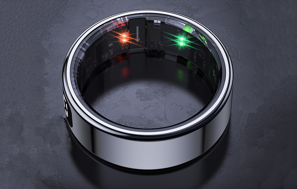 Išmanusis laikrodis Smartring Colmi R12 18.3MM 8 (juodas) aprašymas - Prekės nuotrauka