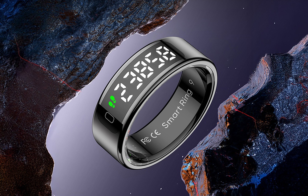 Išmanusis laikrodis Smartring Colmi R12 19.1MM 9 (juodas) aprašymas - Prekės nuotrauka