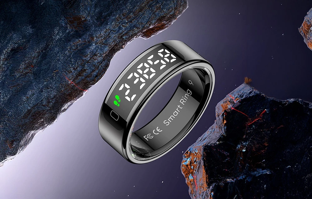 Išmanusis laikrodis Smartring Colmi R12 22.4MM 13 (juodas) aprašymas - Prekės nuotrauka