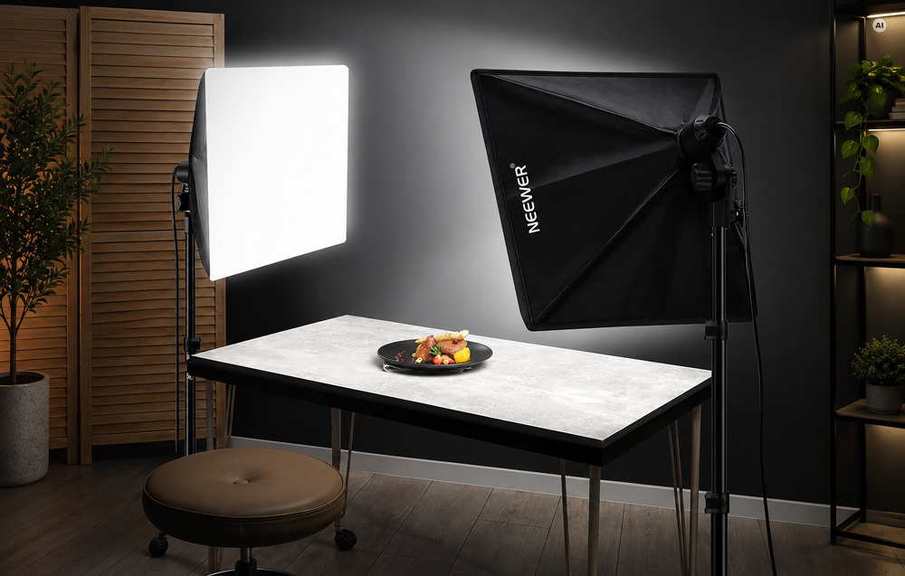 Neewer Softbox apšvietimo rinkinys 10102773 700 W 3 vnt. aprašymas - Prekės nuotrauka
