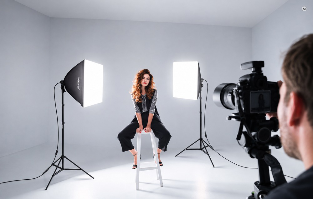 Neewer Softbox apšvietimo rinkinys 10102773 700 W 3 vnt. aprašymas - Prekės nuotrauka