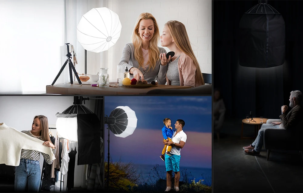 Neewer Softbox naujesnė 65 cm aprašymas - Prekės nuotrauka Neewer Softbox naujesnė 65 cm aprašymas - Prekės nuotrauka