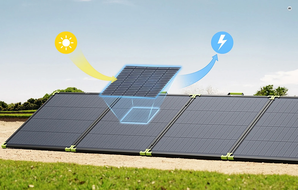 Solar panel FOSSIBOT SP420 Pro aprašymas - Prekės nuotrauka