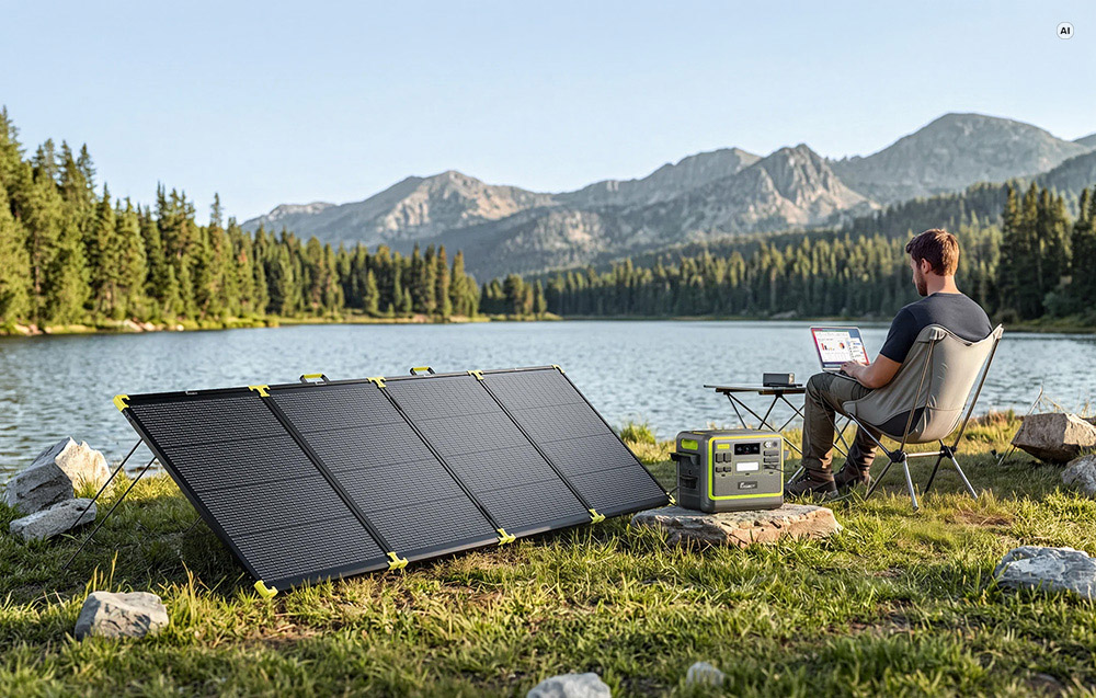 Solar panel FOSSIBOT SP420 Pro aprašymas - Prekės nuotrauka