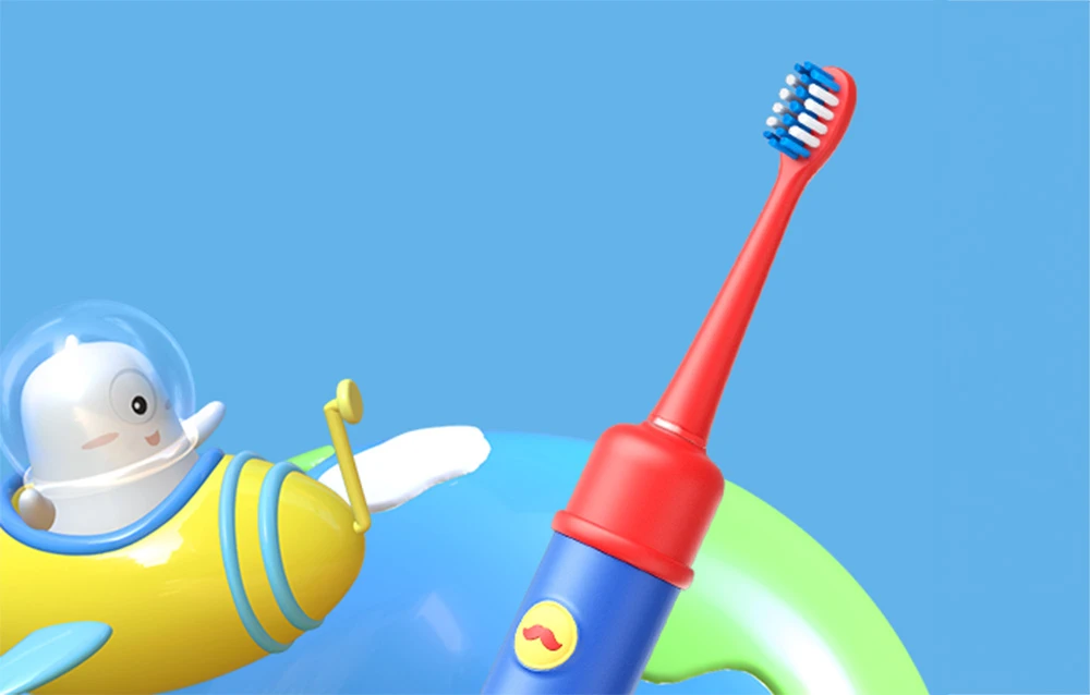 Sonic dantų šepetėlis su programa vaikams antgalių rinkinys Bitvae BVK7S - mėlynas aprašymas - Prekės nuotrauka